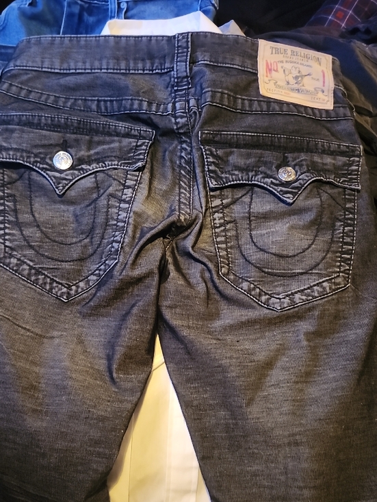 True Religion Other - True Religion Men's Charcoal Gray Slim Straight Jeans Reg. $450.00